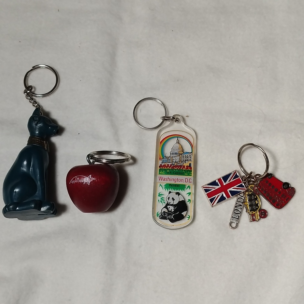 Set of Four Unique Key chains